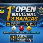 1er open nacional de 3b – club asociacion de empleados quito 2026
